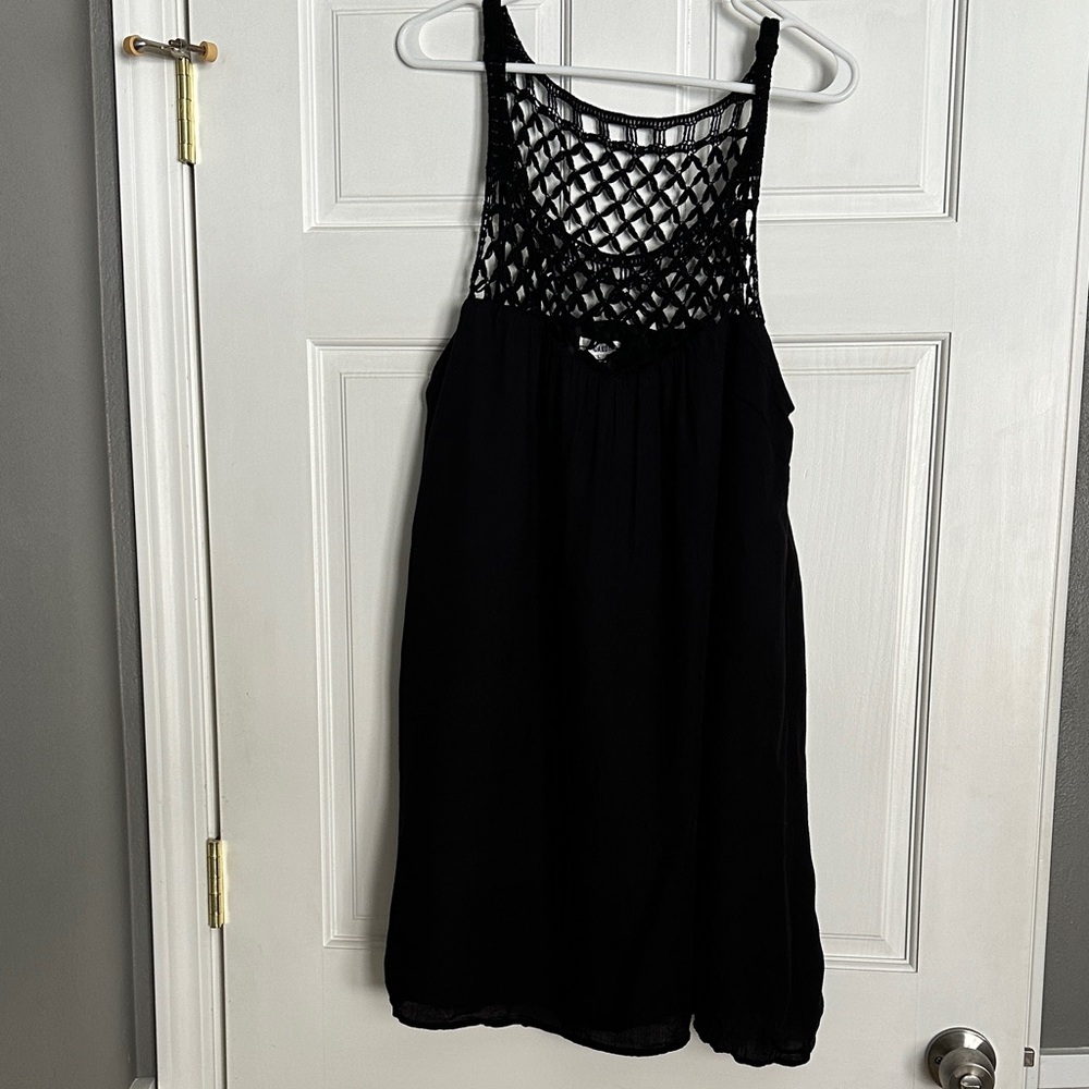 BB Dakota Sleeveless Crochet Dress